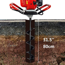 Load image into Gallery viewer, Gas Powered Post Hole Auger Digger with Drill Bits
