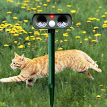 Load image into Gallery viewer, Solar Ultrasonic Pest Repeller Animal Deterrent
