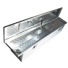 Load image into Gallery viewer, Heavy Duty Aluminum Crossbed Truck Bed Tool Storage Box 71&quot;
