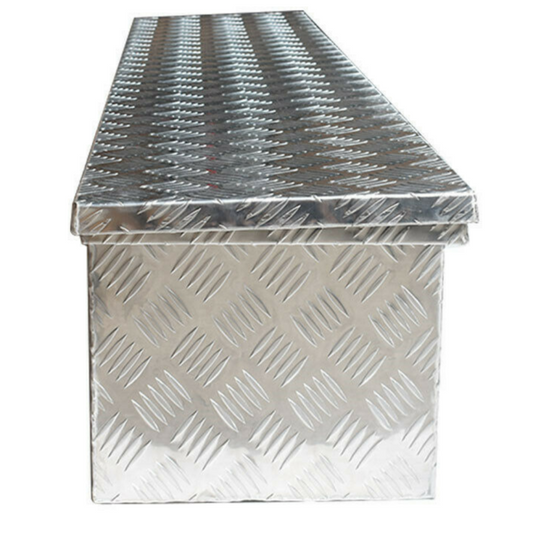 Heavy Duty Aluminum Crossbed Truck Bed Tool Storage Box 71"