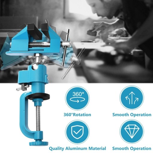 Bench Vise Swivel 3" Clamp Vise