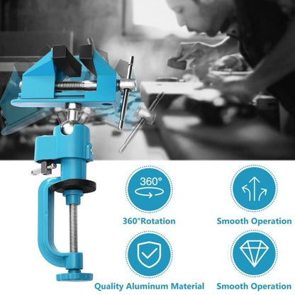 Bench Vise Swivel 3" Clamp Vise