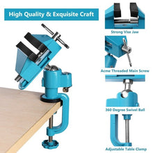 Load image into Gallery viewer, Bench Vise Swivel 3&quot; Clamp Vise
