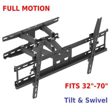 Load image into Gallery viewer, Heavy Duty Full Motion TV Wall Mount Stand 32 – 70 in
