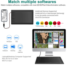 Load image into Gallery viewer, Large Digital Drawing Art Tablet With Pen
