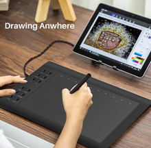 Load image into Gallery viewer, Large Digital Drawing Art Tablet With Pen
