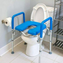 Load image into Gallery viewer, Adjustable Handicap Raised Toilet Seat
