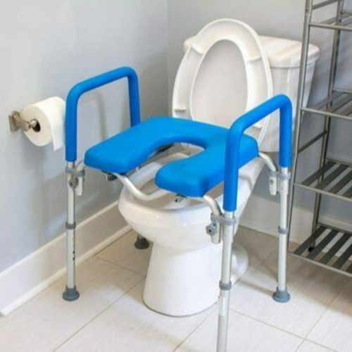 Adjustable Handicap Raised Toilet Seat