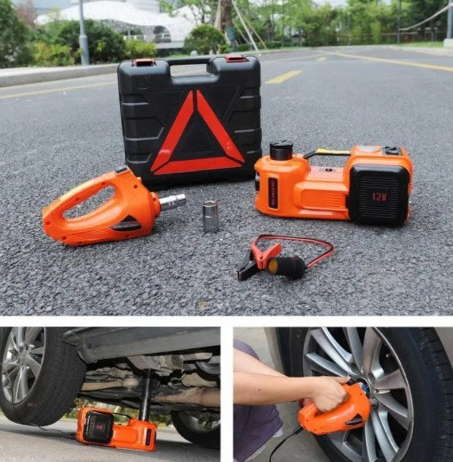 Electric Hydraulic Floor Jack Wrench and Air Pump