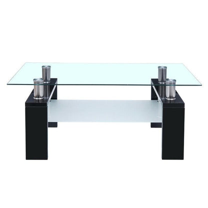 Premium Glass Rectangular Modern Coffee Table