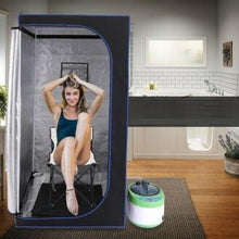 Load image into Gallery viewer, Premium Portable Heated Steam Room Home Sauna
