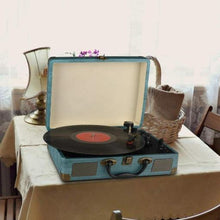 Load image into Gallery viewer, Portable Vinyl Record Player Portable Retro
