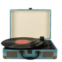 Load image into Gallery viewer, Portable Vinyl Record Player Portable Retro
