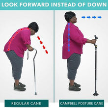 Load image into Gallery viewer, Posture Cane Walking Stick
