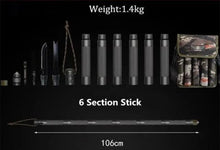 Load image into Gallery viewer, Collapsible Tactical Survival Walking Stick
