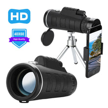 Load image into Gallery viewer, HD Monocular Telescope 40x60mm Night Vision Lens
