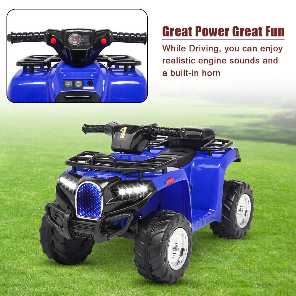 6V Kids ATV Quad 4 Wheeler
