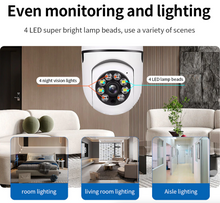 Load image into Gallery viewer, Discreet Light Bulb Security Camera With Wifi
