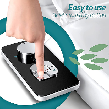 Non Electric Ultra Thin Self Cleaning Bidet Toilet Seat Attachment