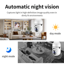 Load image into Gallery viewer, Discreet Light Bulb Security Camera With Wifi
