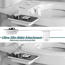 Load image into Gallery viewer, Non Electric Ultra Thin Self Cleaning Bidet Toilet Seat Attachment
