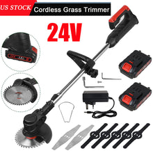 Load image into Gallery viewer, Electric Cordless Grass Weed Whacker Trimmer
