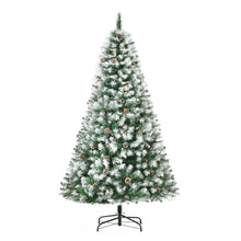 Load image into Gallery viewer, 6&#39; Artificial Flocked Christmas Tree w/ Pine Cone
