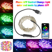 Load image into Gallery viewer, RGB LED Smart Remote Fairy Lights
